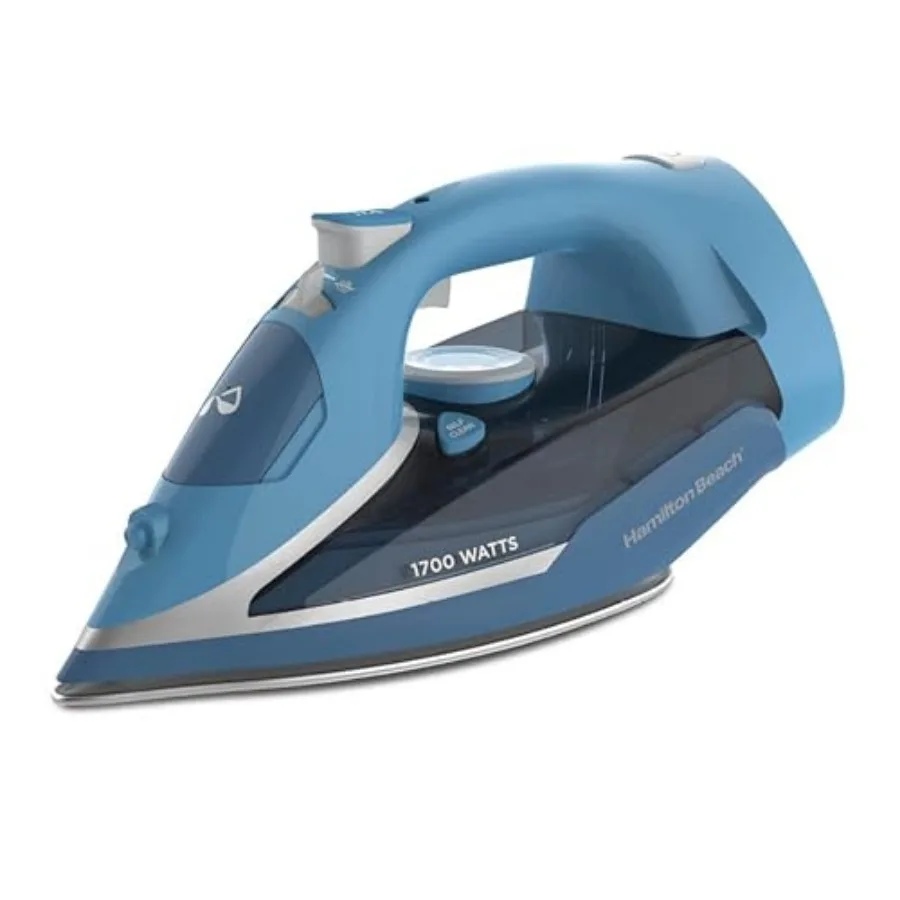 Steam Iron for Clothes and Garment Steamer with Durable Stainless Steel Soleplate 1700 Watts for Ultra-Fast Heat 8' Retractable
Steam Iron for Clothes and Garment Steamer with Durable Stainless Steel Soleplate 1700 Watts for Ultra-Fast Heat 8' Retractable