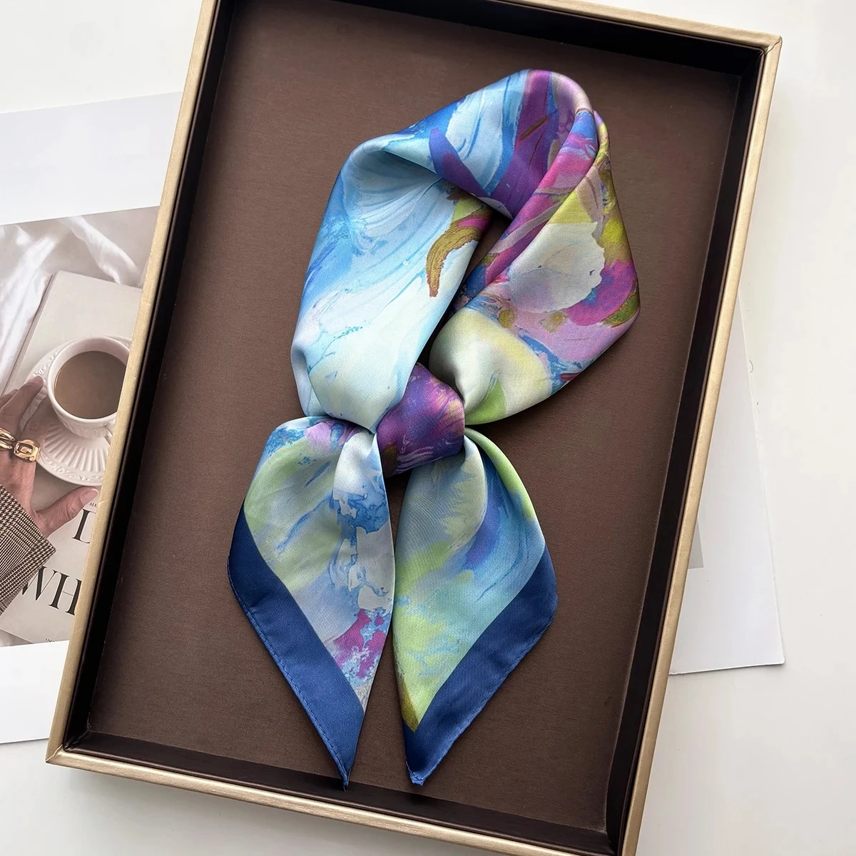 Imitation Silk Square Scarf For Women Floral Printed Scarves Bandanas Luxury Hijab Neckerchief Elegant Beach Shawl Wraps
Imitation Silk Square Scarf For Women Floral Printed Scarves Bandanas Luxury Hijab Neckerchief Elegant Beach Shawl Wraps