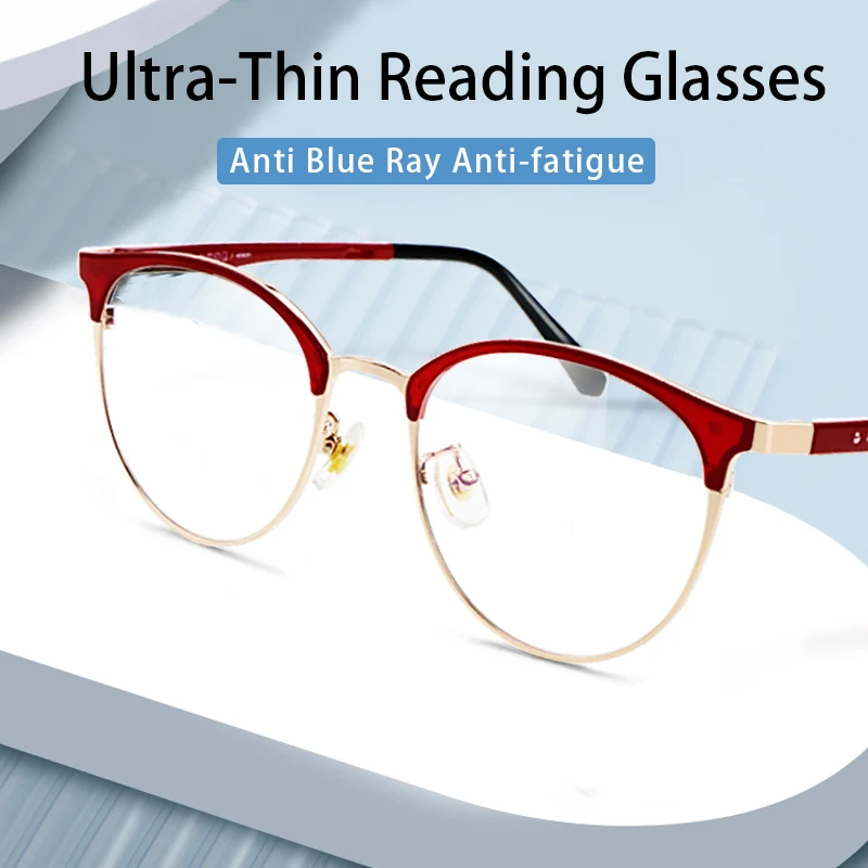 Ultra-Thin Blue Light Blocking Reading Glasses for Women, Diopters: 0.5+0.75+1+1.25+1.5+1.75+2+2.25+2.5+2.75+3+3.5+4.0
Ultra-Thin Blue Light Blocking Reading Glasses for Women, Diopters: 0.5+0.75+1+1.25+1.5+1.75+2+2.25+2.5+2.75+3+3.5+4.0