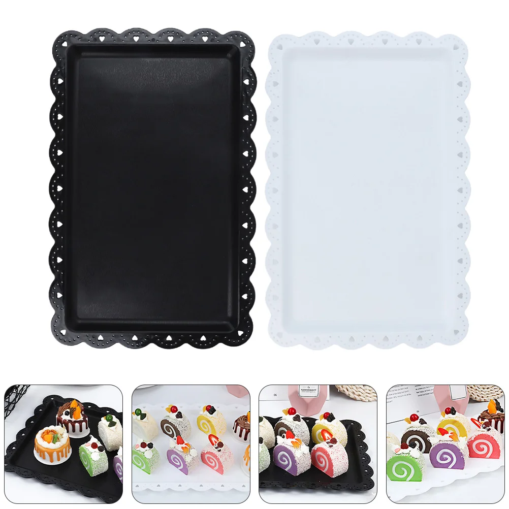 2 Pcs Tiered Tray Decor Cake Pan Dessert Plates Portable Fashion White Pp Stackable Jewelry
2 Pcs Tiered Tray Decor Cake Pan Dessert Plates Portable Fashion White Pp Stackable Jewelry
