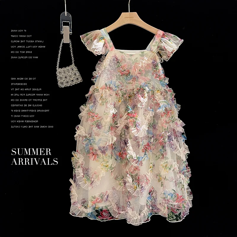 Retail New Baby Summer Girls Printed Sling Dress, Princess Kids Sweet Fashion Dress 2-9T
Retail New Baby Summer Girls Printed Sling Dress, Princess Kids Sweet Fashion Dress 2-9T