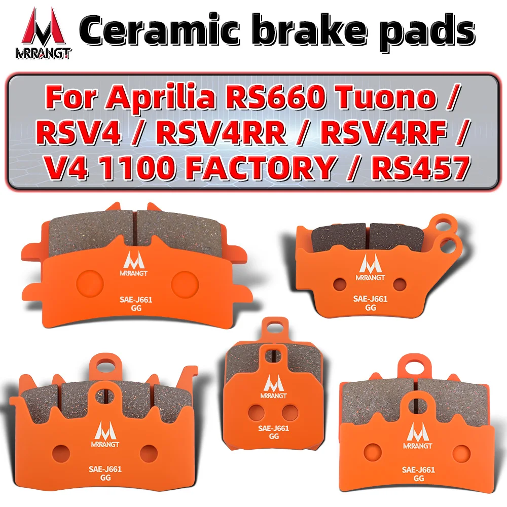 MRRANGT Motorcycle Ceramict Front Rear Brake Pads Set Fit For Aprilia RSV4 Factory RR RF RS660 Tuono Fits RS457 V4 1100 Parts
MRRANGT Motorcycle Ceramict Front Rear Brake Pads Set Fit For Aprilia RSV4 Factory RR RF RS660 Tuono Fits RS457 V4 1100 Parts