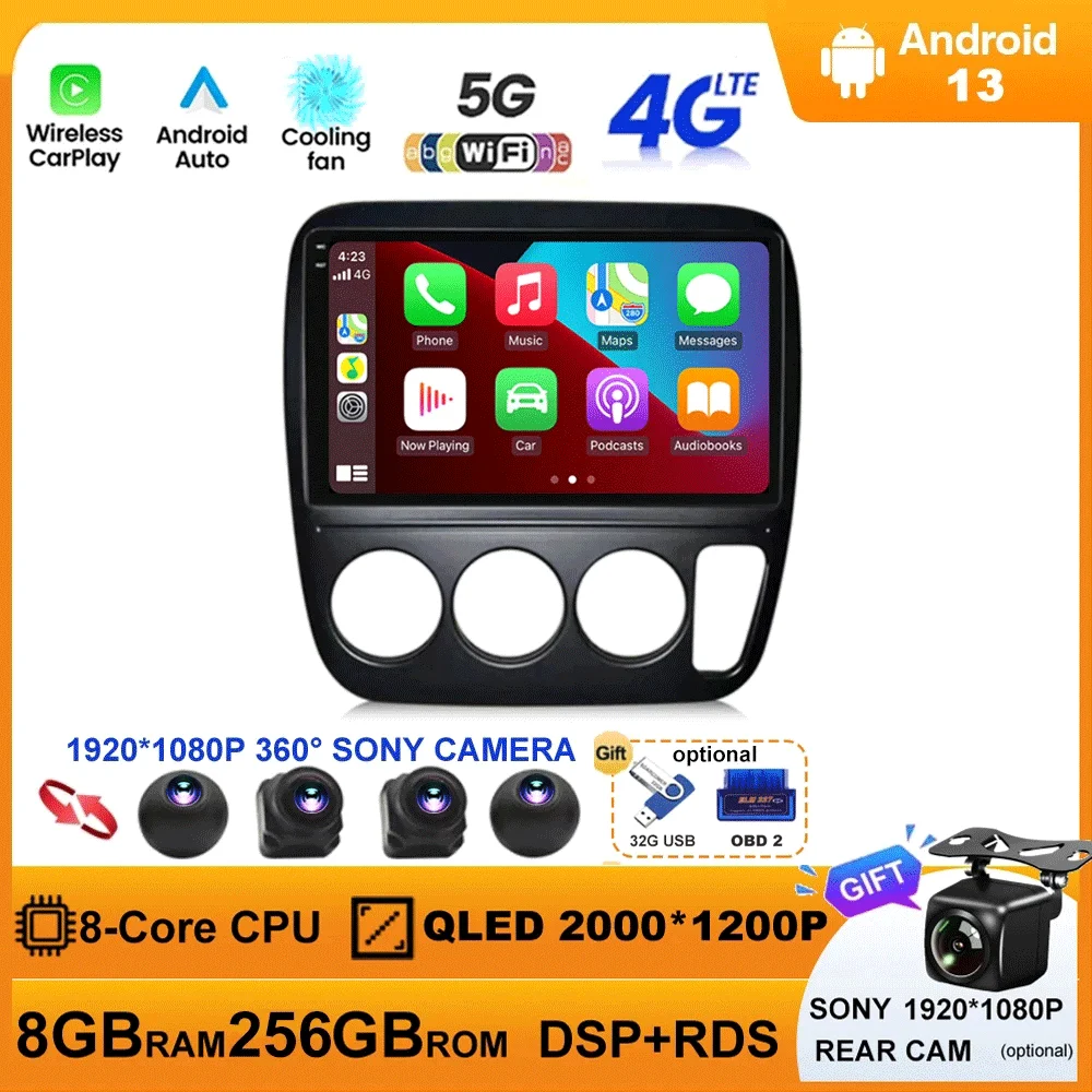 Android 13 Car Radio For Honda CR-V CRV 1995 - 2001 Multimedia Video Player Stereo GPS Navigation 5G WIFI Wireless Carplay
Android 13 Car Radio For Honda CR-V CRV 1995 - 2001 Multimedia Video Player Stereo GPS Navigation 5G WIFI Wireless Carplay
