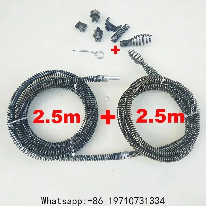 10mm out Diameter 5Meter Electric Drill Sewer Dredge Spring Extension Pipe Cleaning Spring with Connector for Home Plumbing Tool
10mm out Diameter 5Meter Electric Drill Sewer Dredge Spring Extension Pipe Cleaning Spring with Connector for Home Plumbing Tool