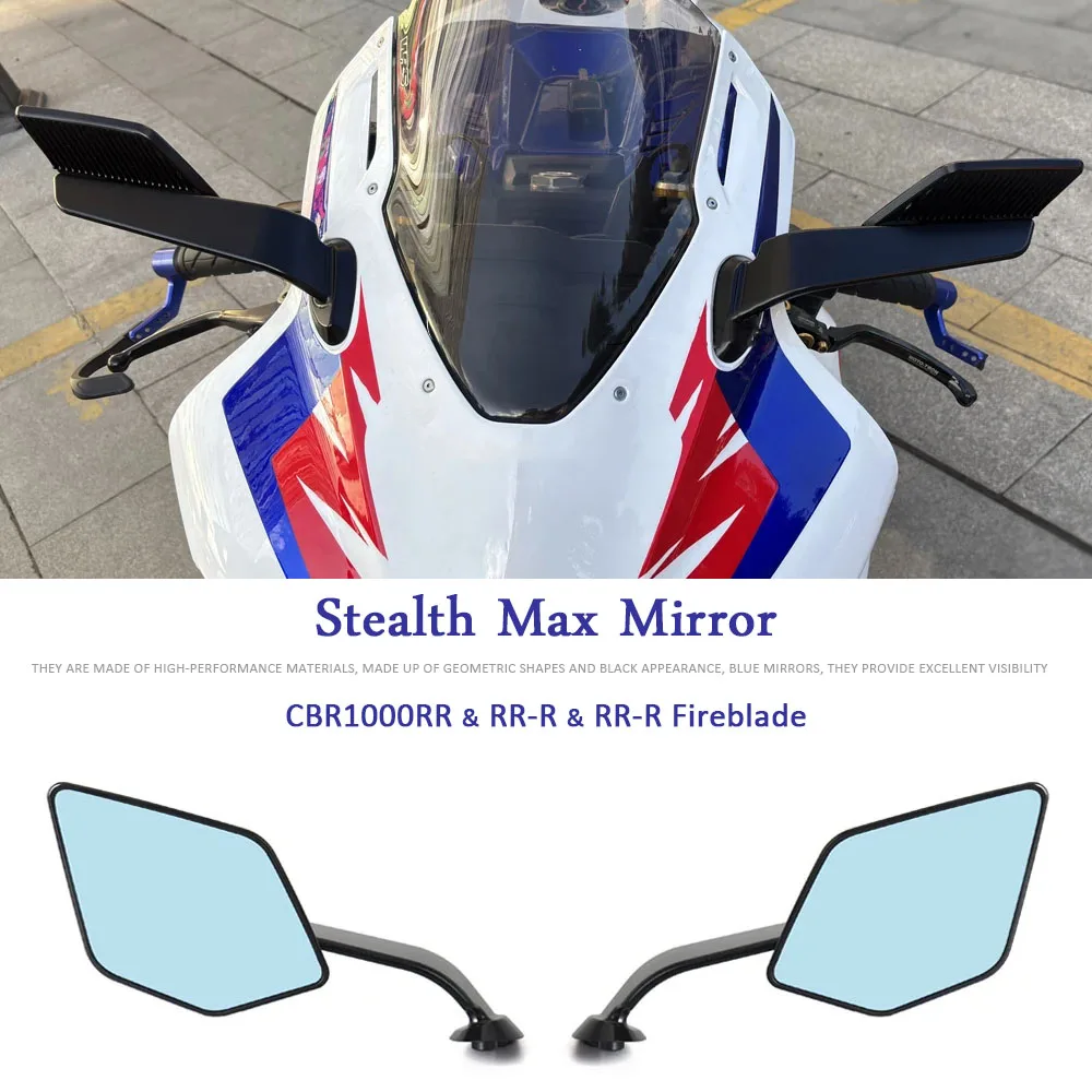 2PCS Motorcycle CBR1000 RR RR-R Mirrors Modified Wind Wing Adjustable Rotating Rearview Mirror For Honda CBR1000RR CBR1000RR-R
2PCS Motorcycle CBR1000 RR RR-R Mirrors Modified Wind Wing Adjustable Rotating Rearview Mirror For Honda CBR1000RR CBR1000RR-R