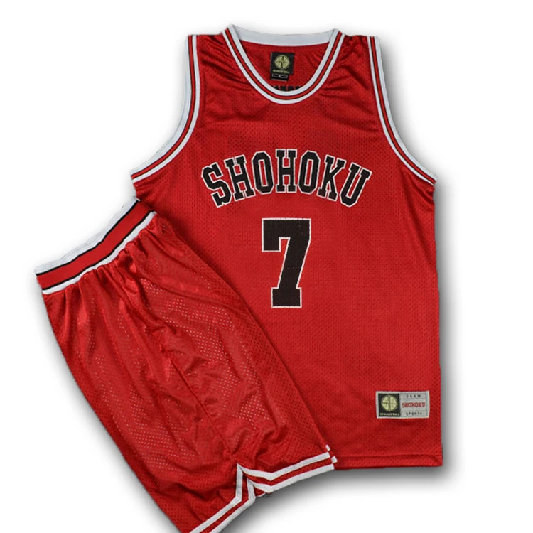 School Basketball Team Set MIYAGI 7# Costume Basketball Jersey Cosplay Uniform Shirt Sleeveless Tops + Shorts
School Basketball Team Set MIYAGI 7# Costume Basketball Jersey Cosplay Uniform Shirt Sleeveless Tops + Shorts