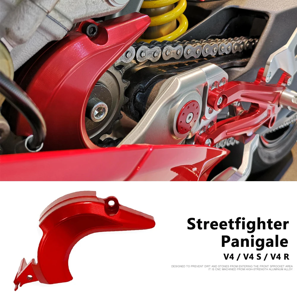 For Ducati Panigale V4 V4 S V4 R Streetfighter 2018-2024 Motorcycle Front Sprocket Cover Case Saver Protector Chain Guard
For Ducati Panigale V4 V4 S V4 R Streetfighter 2018-2024 Motorcycle Front Sprocket Cover Case Saver Protector Chain Guard