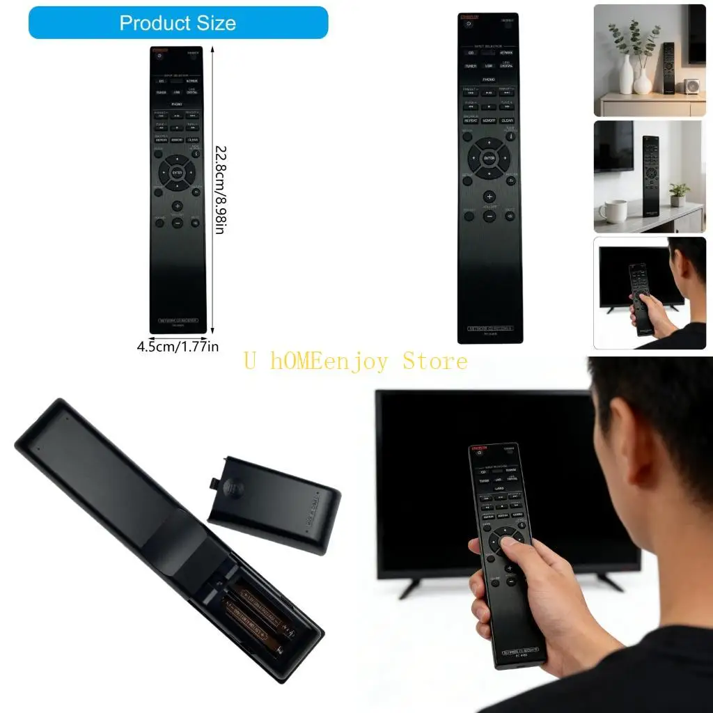 B0KF Replacement AVs Surround Receiver Remote Control for RC946S Ergonomic Grip Comfortable and ABS Construction for Effortless
B0KF Replacement AVs Surround Receiver Remote Control for RC946S Ergonomic Grip Comfortable and ABS Construction for Effortless