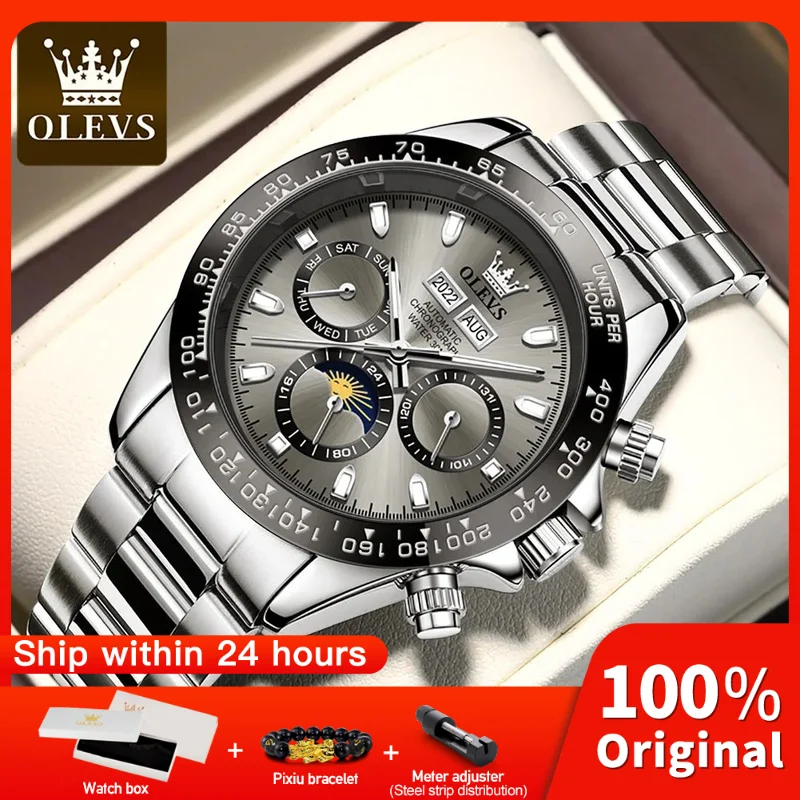 OLEVS 6654 мужские часы оригинальный люксовый бренд многофункциональный хронограф механические спортивные наручные часы водонепроницаемые часы для мужчин
OLEVS 6654 мужские часы оригинальный люксовый бренд многофункциональный хронограф механические спортивные наручные часы водонепроницаемые часы для мужчин
