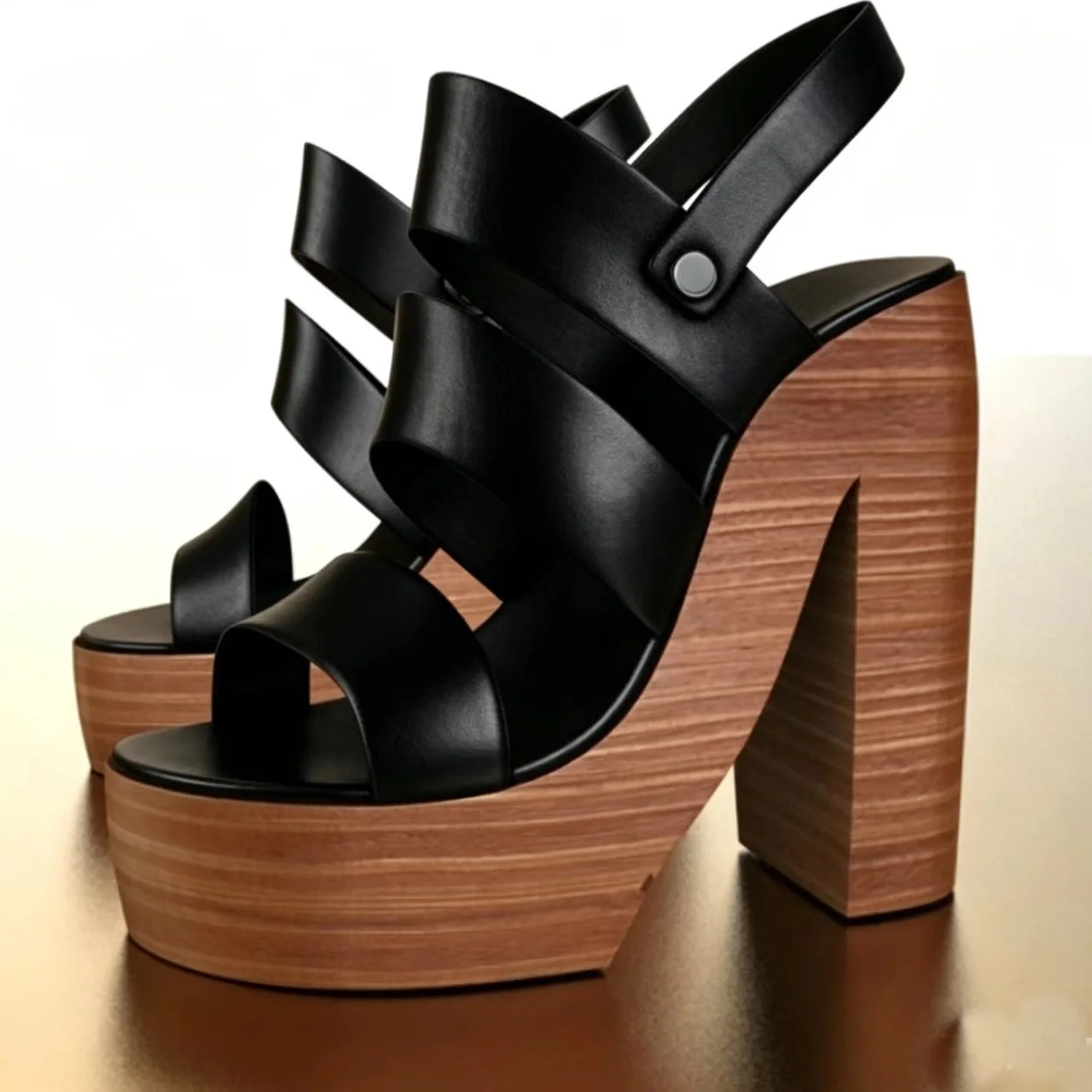 Black Hollow Wood Pattern Platform Sandals Chunky Heel Peep Toe Fashion Sexy 2026 Summer Big Size Woman Shoes Zapatillas Mujer
Black Hollow Wood Pattern Platform Sandals Chunky Heel Peep Toe Fashion Sexy 2026 Summer Big Size Woman Shoes Zapatillas Mujer