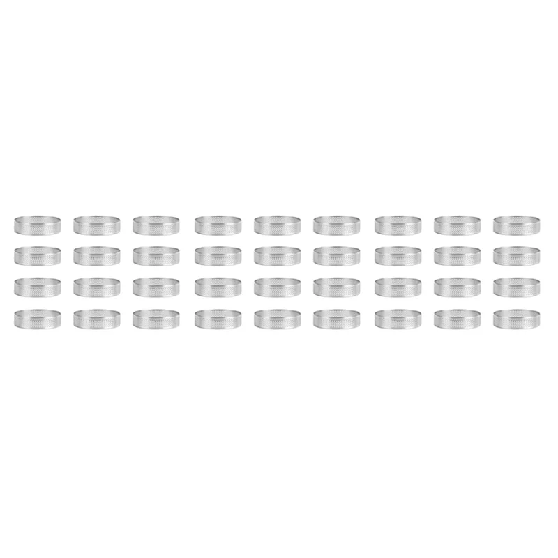 AB46-36 Pack Stainless Steel Tart Rings 3 In,Perforated Cake Mousse Ring,Cake Ring Mold,Round Cake Baking Tools
AB46-36 Pack Stainless Steel Tart Rings 3 In,Perforated Cake Mousse Ring,Cake Ring Mold,Round Cake Baking Tools