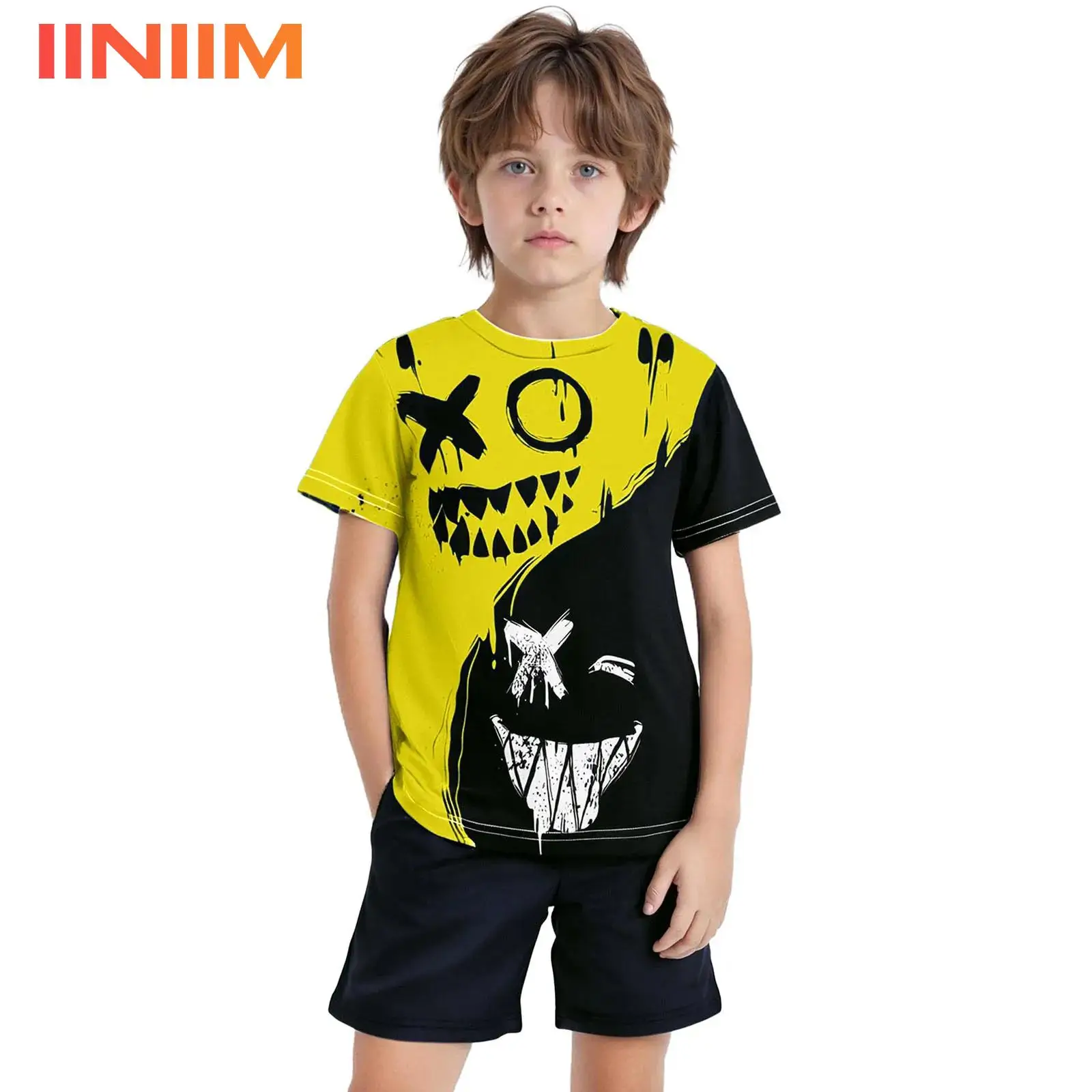 Kids Boys Tracksuit Soccer Jersey Sets Print Sportswear Outfit Quick-Drying Short Sleeve T-shirt with Drawstring Pockets Shorts
Kids Boys Tracksuit Soccer Jersey Sets Print Sportswear Outfit Quick-Drying Short Sleeve T-shirt with Drawstring Pockets Shorts