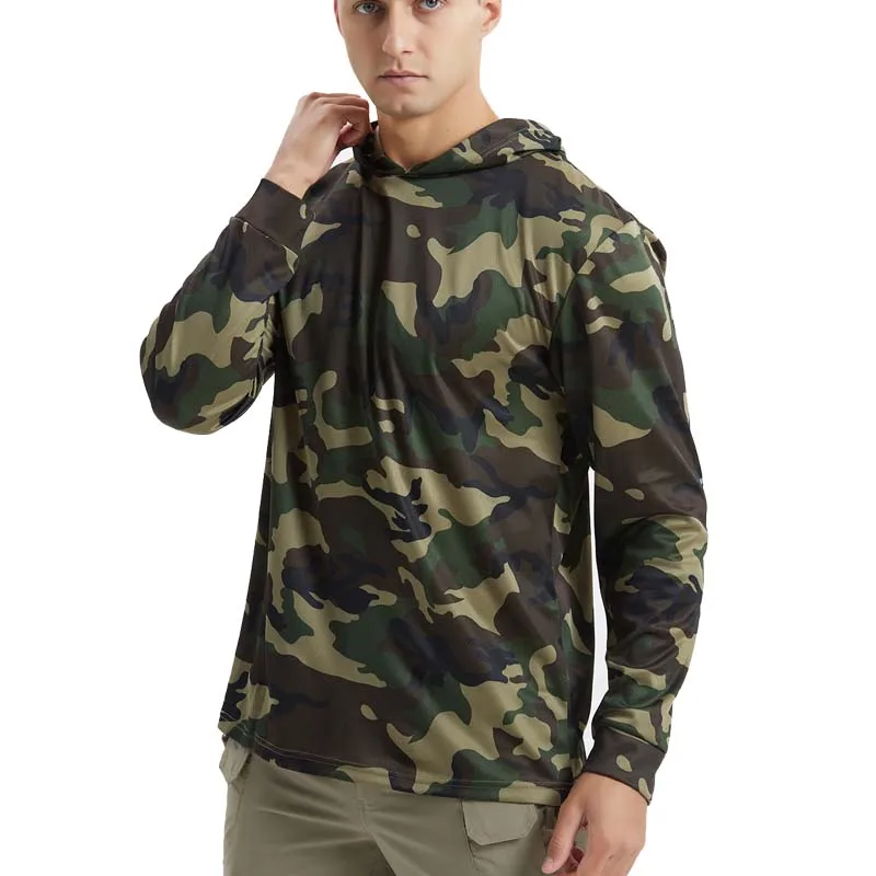 Camo Shirts Hunting Shirt Long-Sleeved Sunshade Shirt Top Elasticity Loose Hunting Clothes Outdoor Casual Jungle FishingT-Shirt
Camo Shirts Hunting Shirt Long-Sleeved Sunshade Shirt Top Elasticity Loose Hunting Clothes Outdoor Casual Jungle FishingT-Shirt