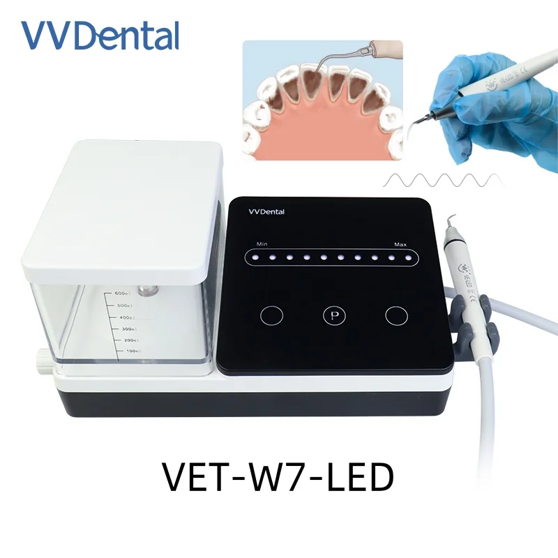 VVDental Portable Ultrasound Scaler With LED Professional Tooth Whitening Equipment for Removing Oral Teeth Tartar and Stains
VVDental Portable Ultrasound Scaler With LED Professional Tooth Whitening Equipment for Removing Oral Teeth Tartar and Stains