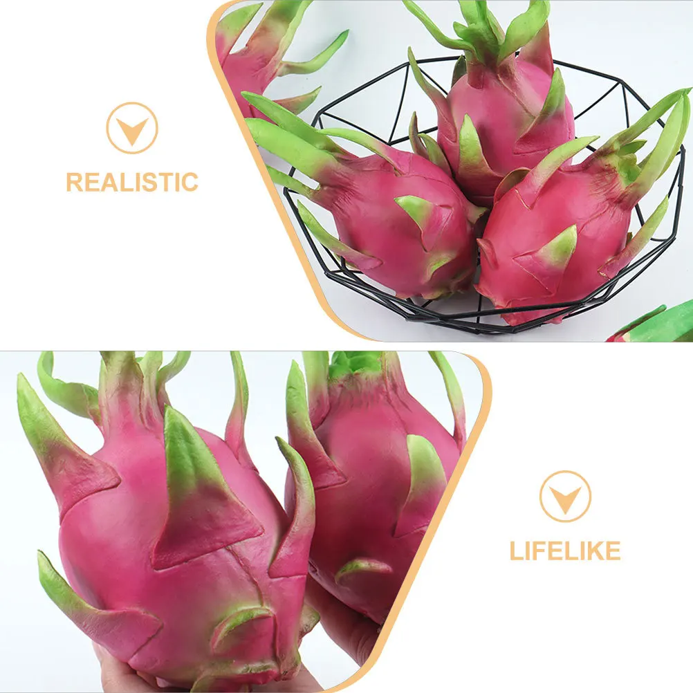 2Pcs Simulation Pitaya Vivid Lifelike Fruit Decoration Artificial Pitaya Large Small Photography Props Simulation Fruit
2Pcs Simulation Pitaya Vivid Lifelike Fruit Decoration Artificial Pitaya Large Small Photography Props Simulation Fruit