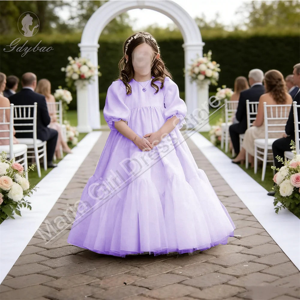 Elegant Puffy Flower Girl Dress For Wedding High Waist Tulle Kids Birthday Formal Event First Communion Baby Gown
Elegant Puffy Flower Girl Dress For Wedding High Waist Tulle Kids Birthday Formal Event First Communion Baby Gown