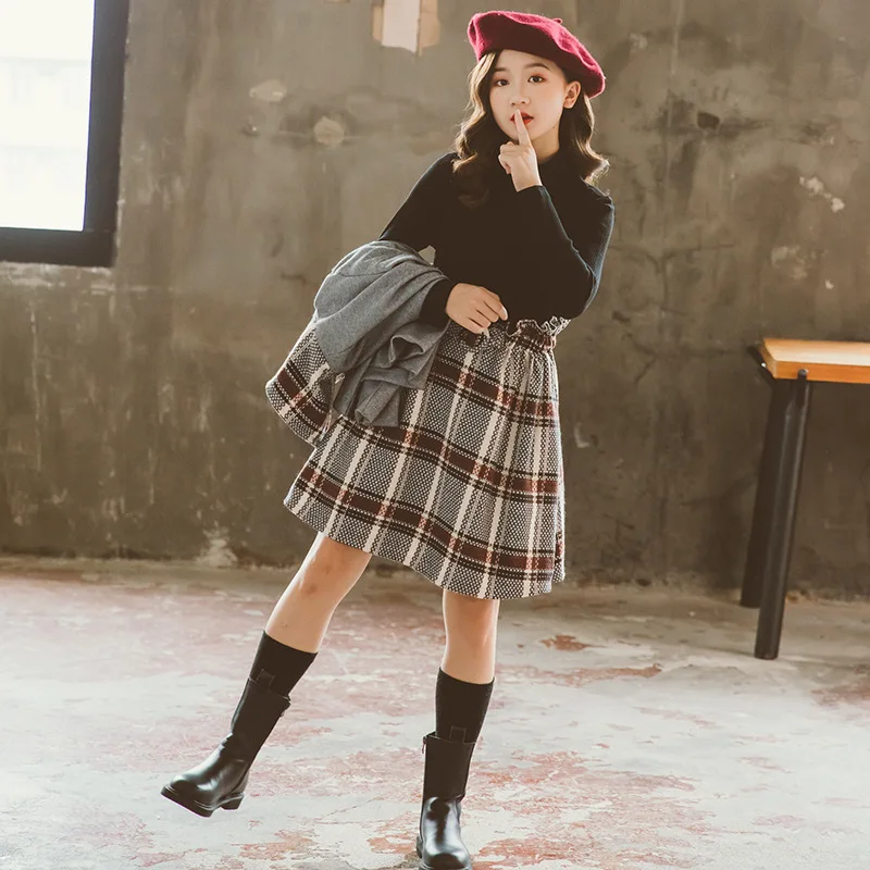 2025 Korean Autumn Children 2pcs Suit Teenager Girls Turn Down Collar Windbreaker Kids Girls Elementary Girl One-piece Dress
2025 Korean Autumn Children 2pcs Suit Teenager Girls Turn Down Collar Windbreaker Kids Girls Elementary Girl One-piece Dress