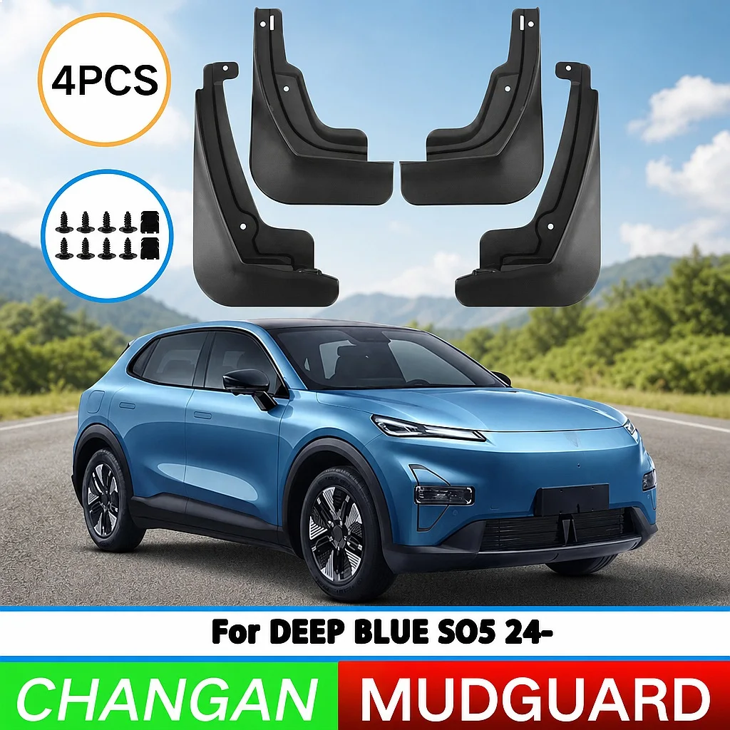 For Changan Deep Blue S05 2024 Mudguards Splash Guards Front Rear Wheel Mud Flaps Car Accessories
For Changan Deep Blue S05 2024 Mudguards Splash Guards Front Rear Wheel Mud Flaps Car Accessories