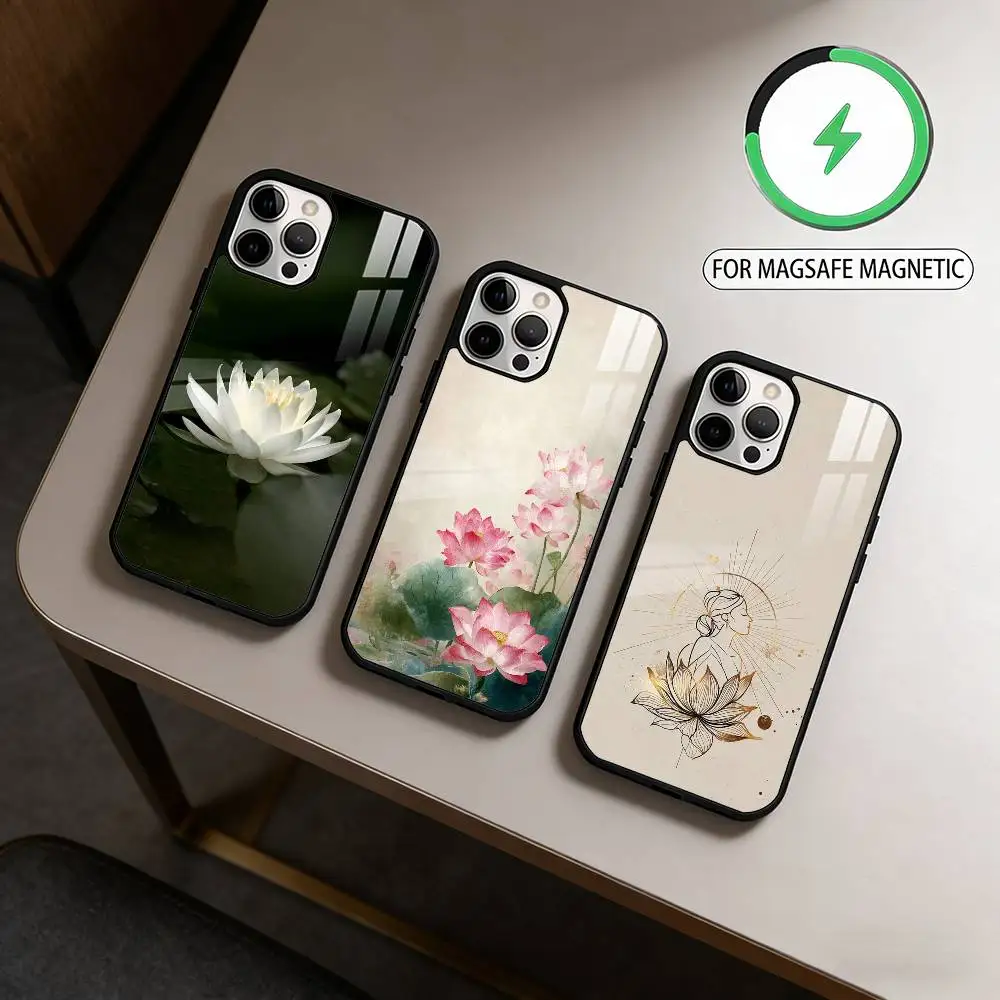 Emerald White Lotus Phone Case For iPhone17,16,15,14,13,12,11 Plus,Pro Max Magnetic For Magsafe Wireless Charging
Emerald White Lotus Phone Case For iPhone17,16,15,14,13,12,11 Plus,Pro Max Magnetic For Magsafe Wireless Charging