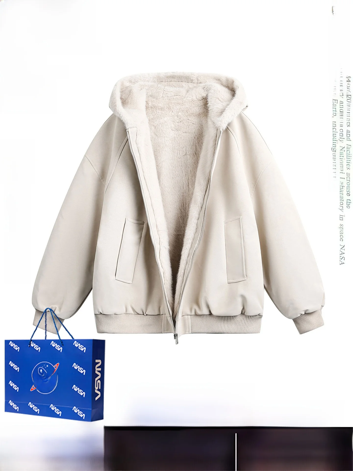 Retro American Style Women's Cotton Jacket with Fur Collar And Hood Warm Casual Loose Outerwear Top for Winter
Retro American Style Women's Cotton Jacket with Fur Collar And Hood Warm Casual Loose Outerwear Top for Winter