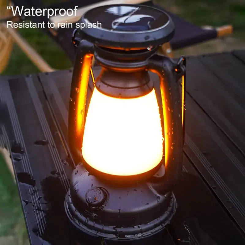 Solar Rechargeable Lantern Brightness Adjustable Lanterns Rechargeable Light Backup Flashlight Solar Powered Lighting For Home
Solar Rechargeable Lantern Brightness Adjustable Lanterns Rechargeable Light Backup Flashlight Solar Powered Lighting For Home