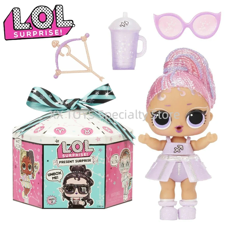L.O.L. Surprise! Present Surprise Series 2 Glitter Shimmer Star Sign Themed 8 Surprises 3 Inch Collectible Doll Playset Gifts
L.O.L. Surprise! Present Surprise Series 2 Glitter Shimmer Star Sign Themed 8 Surprises 3 Inch Collectible Doll Playset Gifts