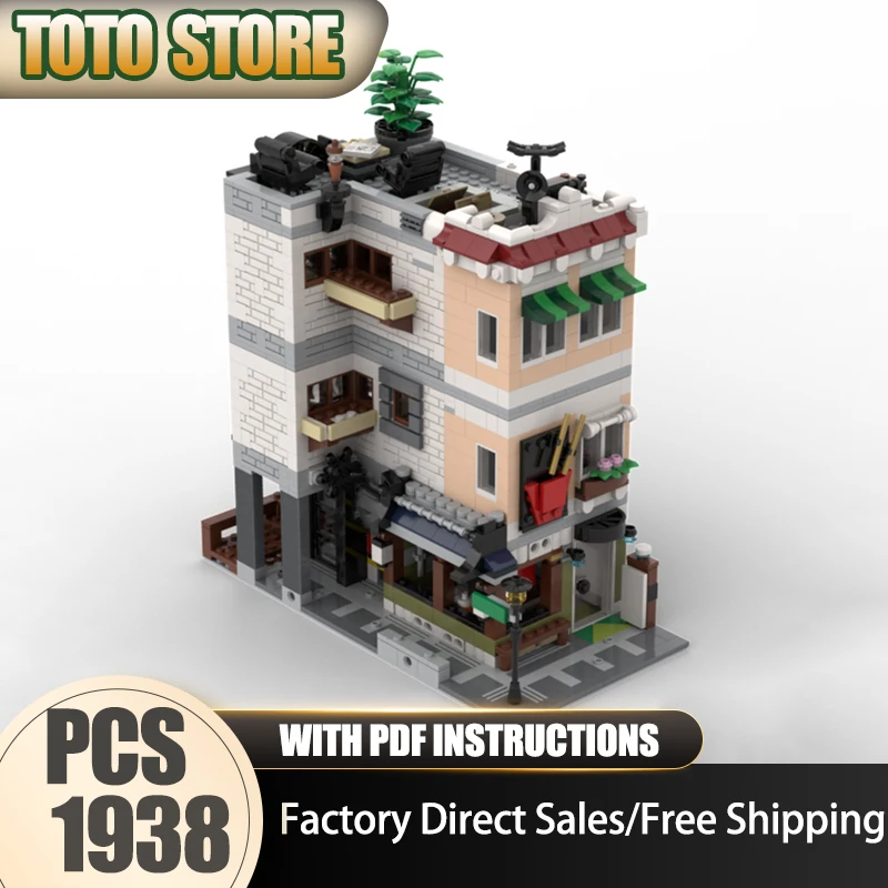 City Street View Moc Building Blocks Alley Shops and Apartment Model Technology Brick DIY Assembly Construction Holiday Toy Gift
City Street View Moc Building Blocks Alley Shops and Apartment Model Technology Brick DIY Assembly Construction Holiday Toy Gift