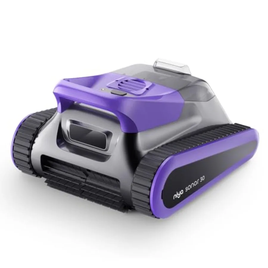 Pool cleaning: Niya cordless robotic pool cleaner ABS plastic blue up to 33 ft pool length wall climbing sonar-powered navigati
Pool cleaning: Niya cordless robotic pool cleaner ABS plastic blue up to 33 ft pool length wall climbing sonar-powered navigati