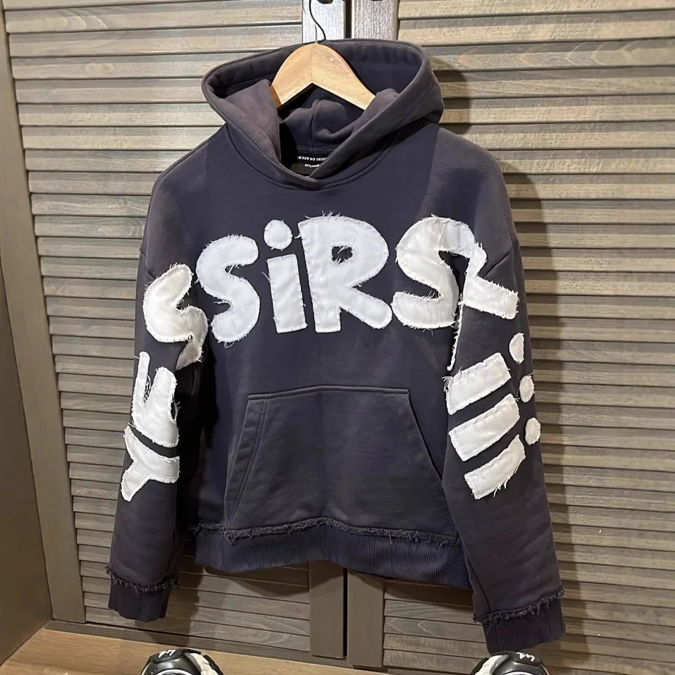 Ретро-американский свободный худи с вышивкой и пэчворком, мужская толстовка с длинным рукавом, повседневная, весна-осень, свободный крой, с капюшоном
Ретро-американский свободный худи с вышивкой и пэчворком, мужская толстовка с длинным рукавом, повседневная, весна-осень, свободный крой, с капюшоном