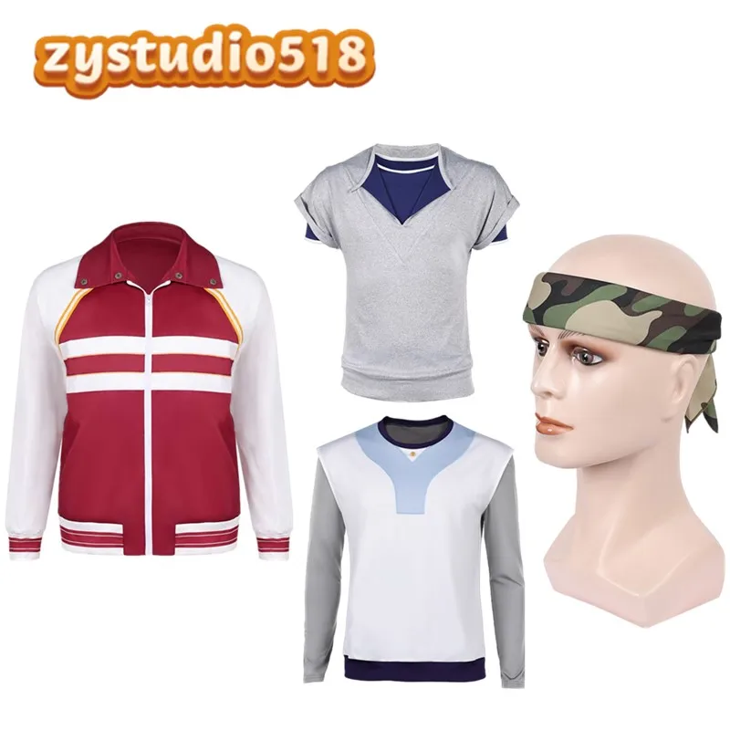 Маскировка Lucas Sinclair, футболка для косплея, пальто, костюм для ТВ ST5, фантазия, рубашка для взрослых, повязка на голову, наряды, карнавальный костюм на Хэллоуин
Маскировка Lucas Sinclair, футболка для косплея, пальто, костюм для ТВ ST5, фантазия, рубашка для взрослых, повязка на голову, наряды, карнавальный костюм на Хэллоуин