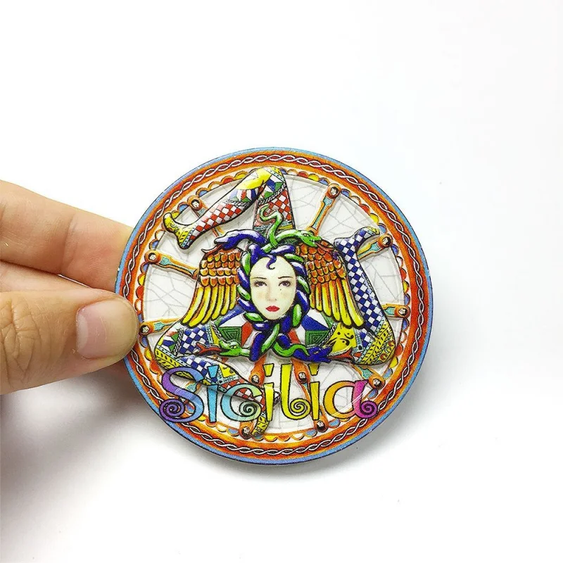 Sicily Italy Medusa Head 3D Resin Fridge Magnet - Sicily Souvenir Room Decoration Home Decor Items Refrigerator Magnets
Sicily Italy Medusa Head 3D Resin Fridge Magnet - Sicily Souvenir Room Decoration Home Decor Items Refrigerator Magnets