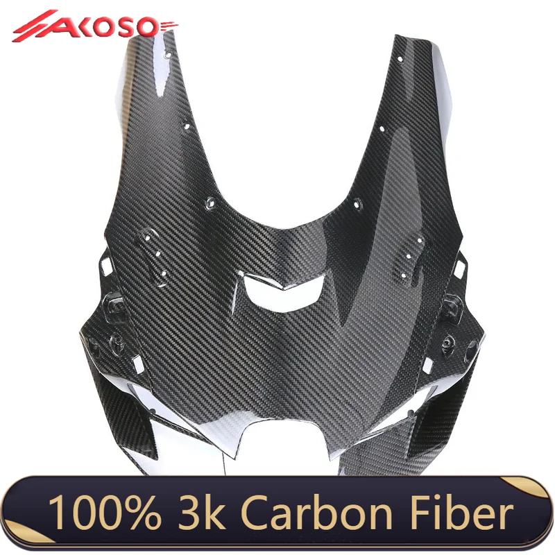 AKOSO Dry Carbon Front Fairing for Kawasaki ZX10R 2016-2020, High-Gloss Motorcycle Body Cover
AKOSO Dry Carbon Front Fairing for Kawasaki ZX10R 2016-2020, High-Gloss Motorcycle Body Cover