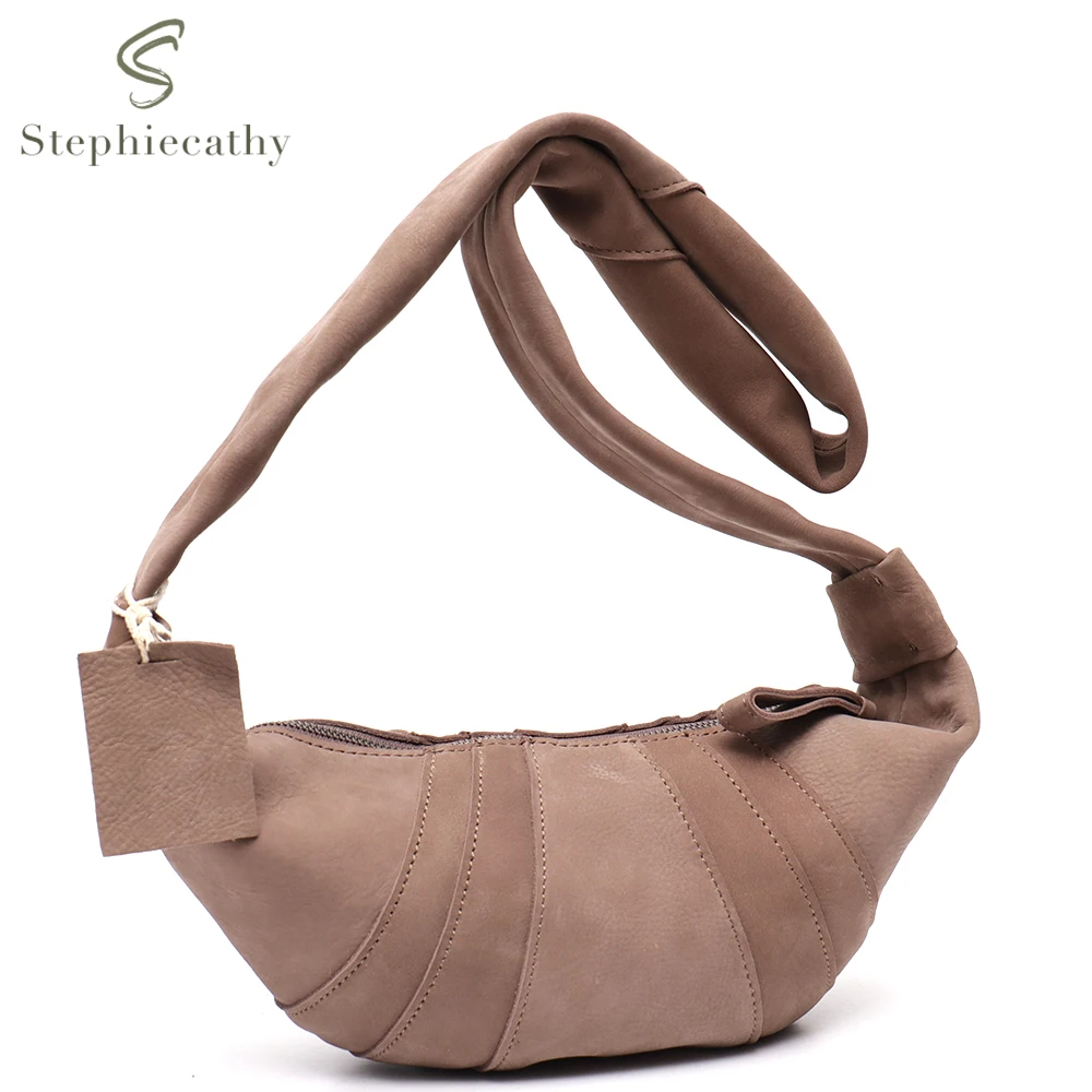 SC Retro Style Real Cow Leather Wide Single Strap Half-moon Bag Soft Nubuck Leather Vintage Crossbody Pillow Shoulder Handbags
SC Retro Style Real Cow Leather Wide Single Strap Half-moon Bag Soft Nubuck Leather Vintage Crossbody Pillow Shoulder Handbags