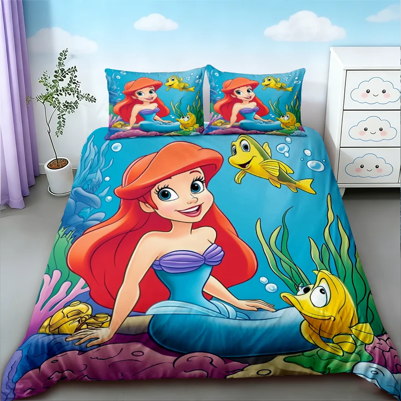 Kids 3pcs Duvet Cover Mermaid Cartoon Beautiful Bedding Set Quilt Cover Queen King Size for Teens Bedroom Home Gifts
Kids 3pcs Duvet Cover Mermaid Cartoon Beautiful Bedding Set Quilt Cover Queen King Size for Teens Bedroom Home Gifts