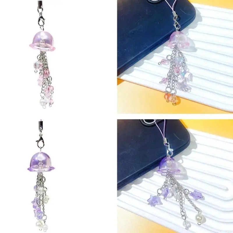 Attractive Jellyfish Phone Charm Accessory Sparkling Jellyfish Shaped Phone Charm Women's Phones and Earphones
Attractive Jellyfish Phone Charm Accessory Sparkling Jellyfish Shaped Phone Charm Women's Phones and Earphones