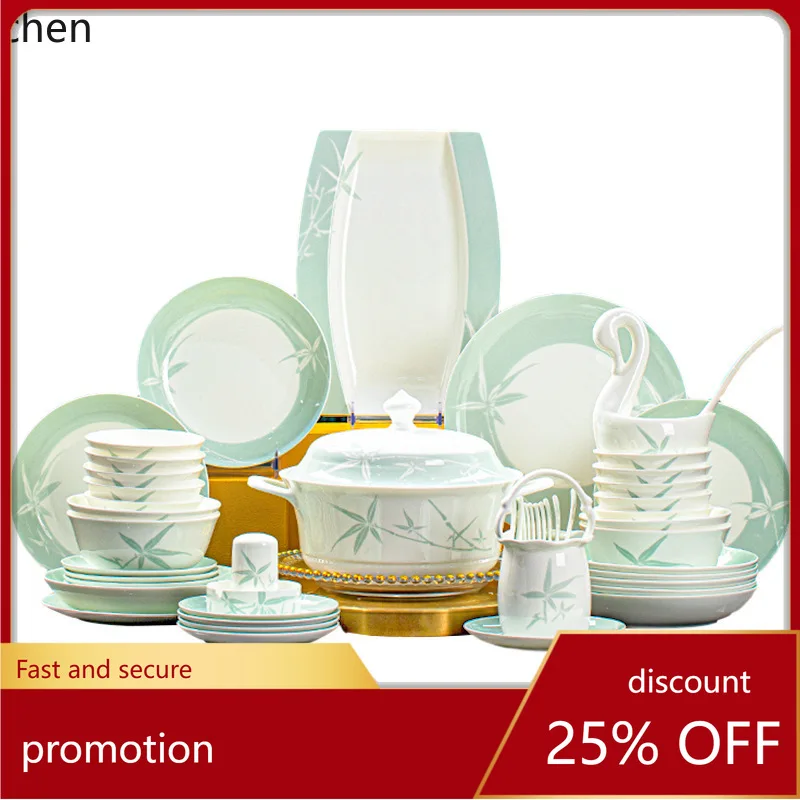 ZML ceramic gift tableware set for home use, bowls and dishes in new Chinese style, suitable for housewarming gifts
ZML ceramic gift tableware set for home use, bowls and dishes in new Chinese style, suitable for housewarming gifts