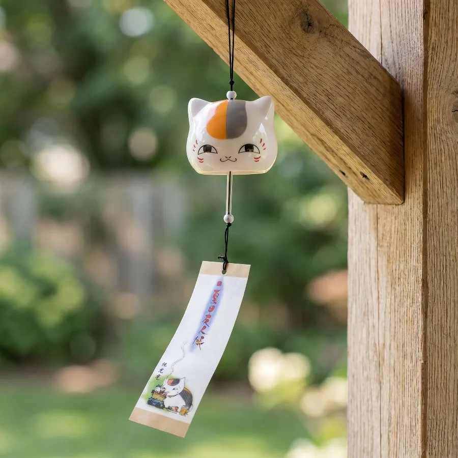 3 inch Madara Cat Wind Chime Glass Clear Anime Jellyfish Bells Natsume Yuujinchou Japanese Style Handmade Home Room Decoration
3 inch Madara Cat Wind Chime Glass Clear Anime Jellyfish Bells Natsume Yuujinchou Japanese Style Handmade Home Room Decoration