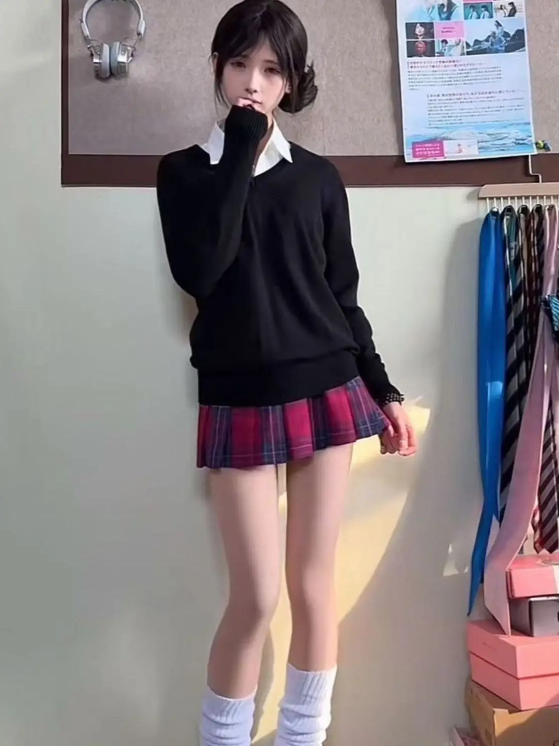 Оригинальный осенне-зимний свитер с V-Ne Overlap, вязаный топ, универсальный длинный свек JK orm Sweet Match, все женские товары
Оригинальный осенне-зимний свитер с V-Ne Overlap, вязаный топ, универсальный длинный свек JK orm Sweet Match, все женские товары