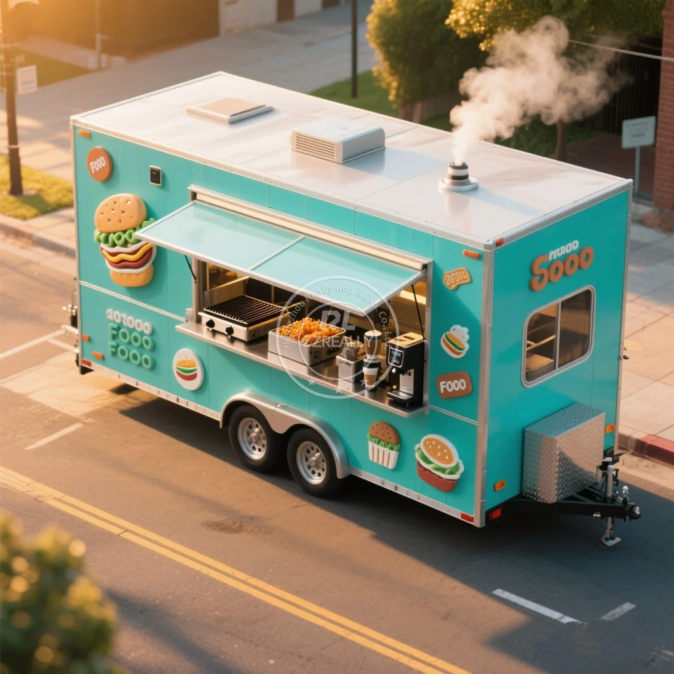 United State Food Truck with Full Kitchen Concession Bbq Food Trailer with Porch Fully Equipped Custom Food Truck
United State Food Truck with Full Kitchen Concession Bbq Food Trailer with Porch Fully Equipped Custom Food Truck