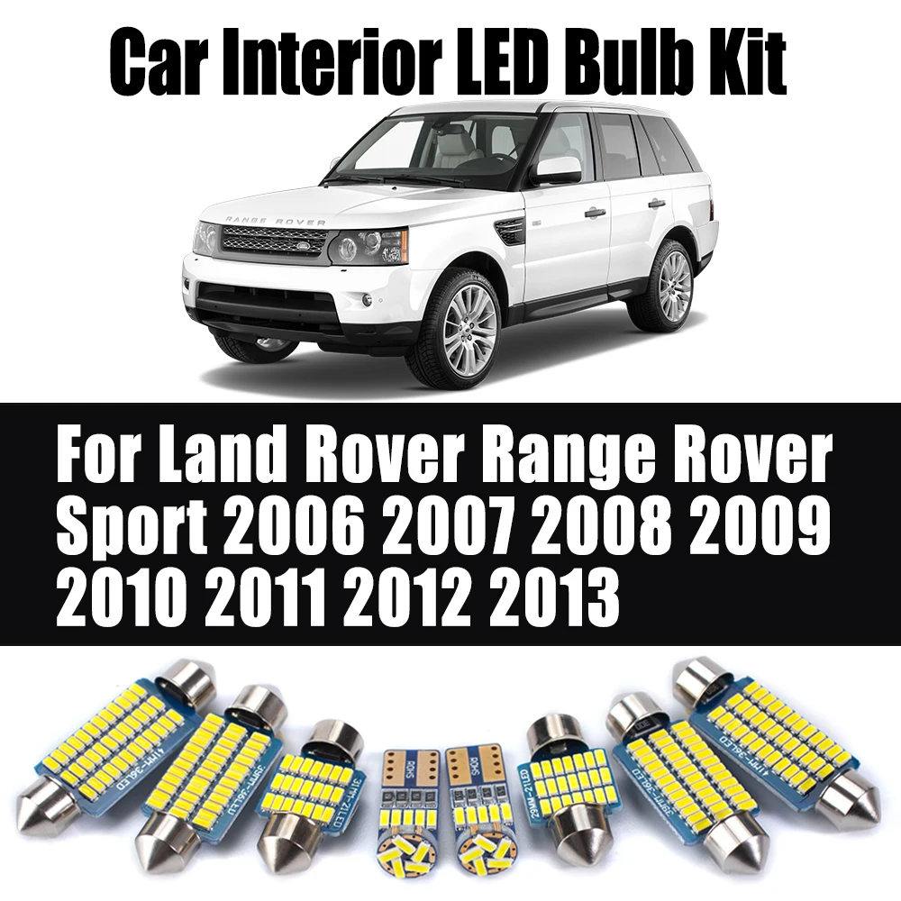 16 шт. Canbus для Land Rover Range Rover Sport 2006 2007 2008 2009 2010 2011 2012 2013 светодиодный комплект внутреннего купольного освещения багажника
16 шт. Canbus для Land Rover Range Rover Sport 2006 2007 2008 2009 2010 2011 2012 2013 светодиодный комплект внутреннего купольного освещения багажника