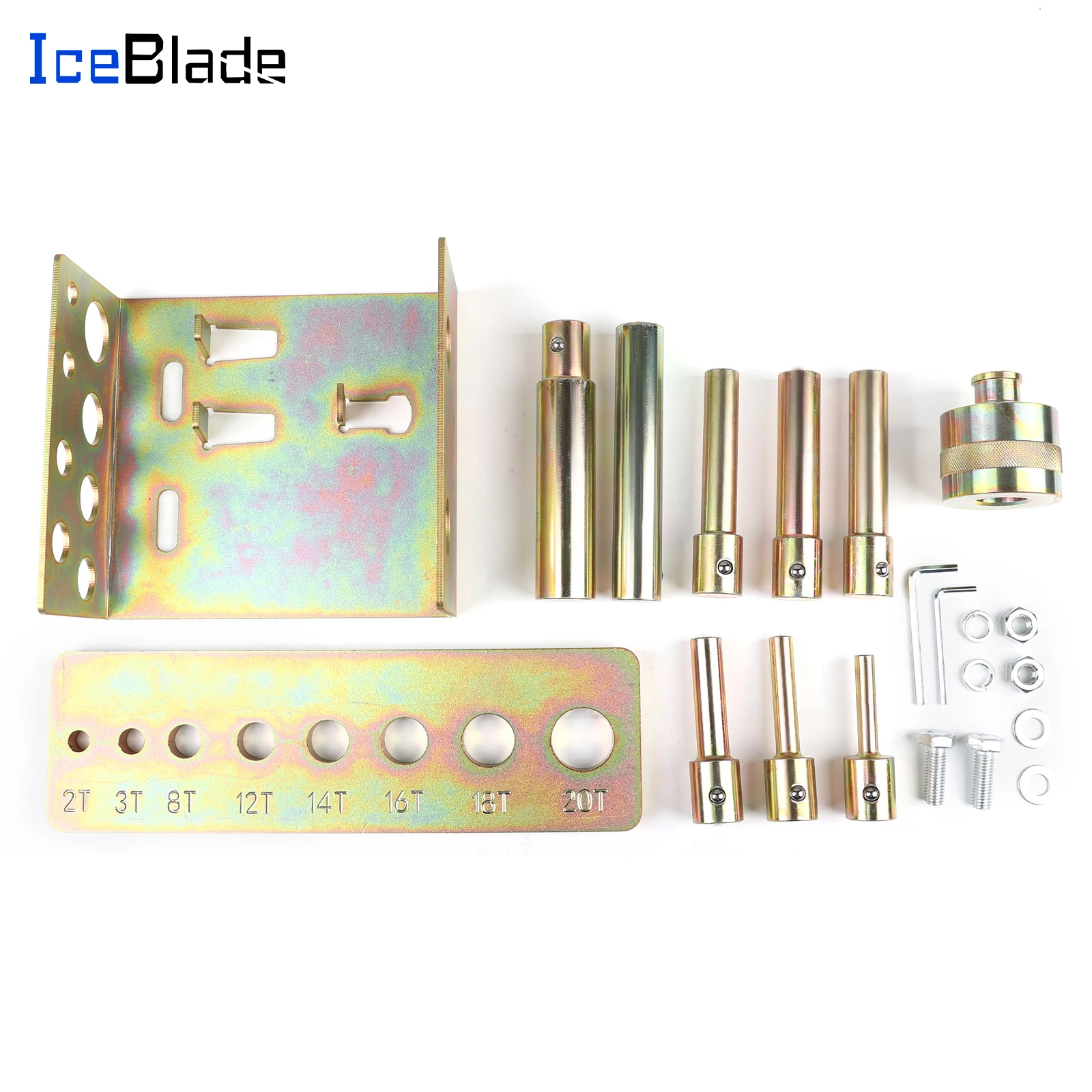 IceBlade Shop Press Pin Set, 2-20 Ton Capacity Hydraulic Automotive Press Accessories Corrosion Resistant Finish
IceBlade Shop Press Pin Set, 2-20 Ton Capacity Hydraulic Automotive Press Accessories Corrosion Resistant Finish