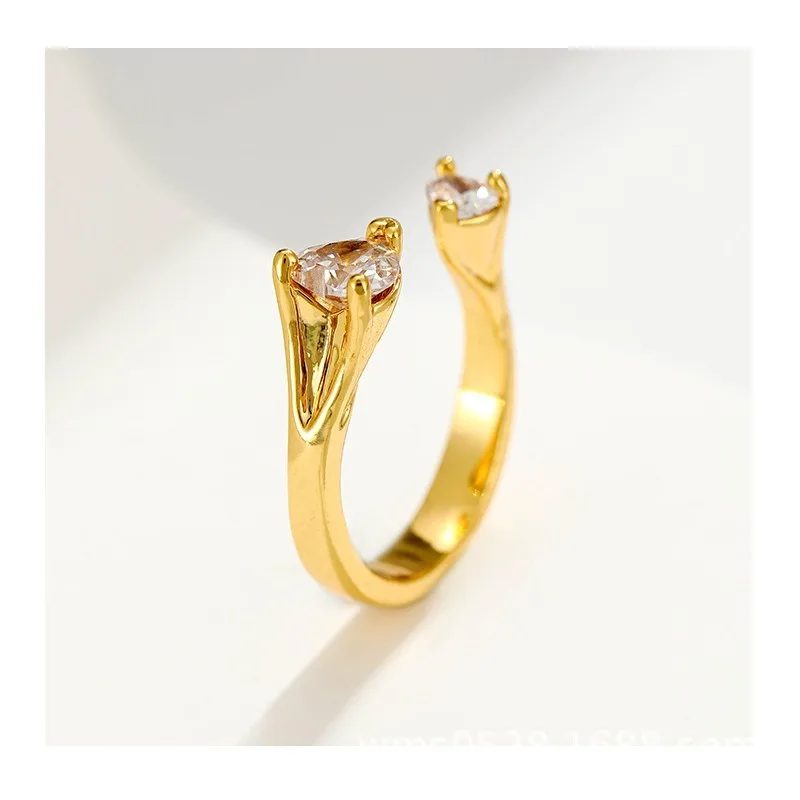 Ring Qingdao Inlaid Heart Zircon Commuting Temperament Simple Jewelry Qingdao Women
Ring Qingdao Inlaid Heart Zircon Commuting Temperament Simple Jewelry Qingdao Women