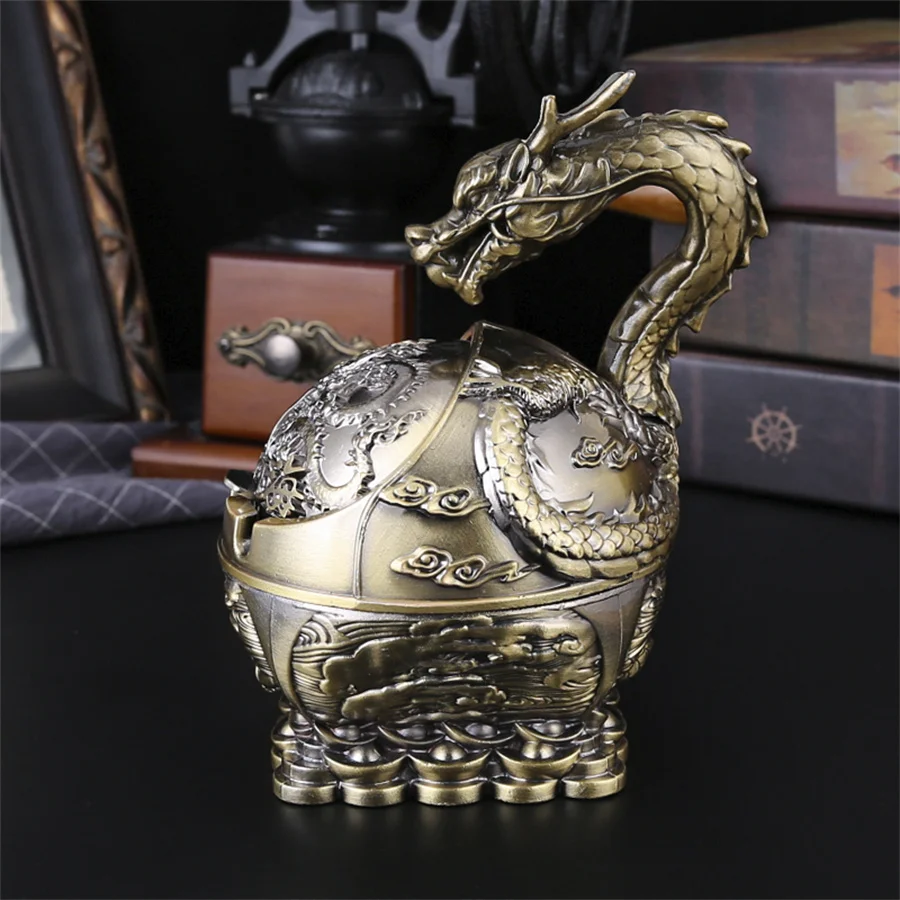 Twelve zodiac metal creative ashtray, windproof, with lid, suitable for home, living room, office, ideal holiday gift.
Twelve zodiac metal creative ashtray, windproof, with lid, suitable for home, living room, office, ideal holiday gift.
