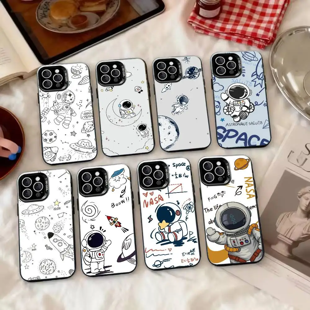 Astronaut Cute Cartoon Laser Phone Case For iPhone 17,16,15,14,13,12,11 Plus,Pro Max,XS,Colorful Silver Phone case Funda Cover
Astronaut Cute Cartoon Laser Phone Case For iPhone 17,16,15,14,13,12,11 Plus,Pro Max,XS,Colorful Silver Phone case Funda Cover