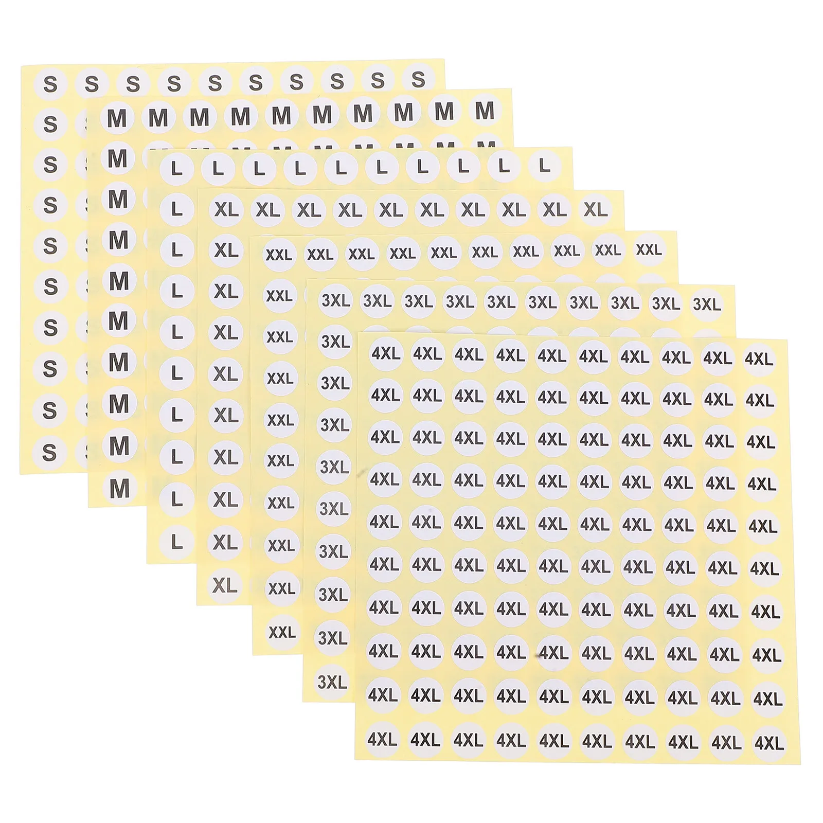 7000Pcs Garment Size Stickers Universal Self Adhesive Clothing Size Markers Waterproof Hd Printed for Sizing Display Store
7000Pcs Garment Size Stickers Universal Self Adhesive Clothing Size Markers Waterproof Hd Printed for Sizing Display Store