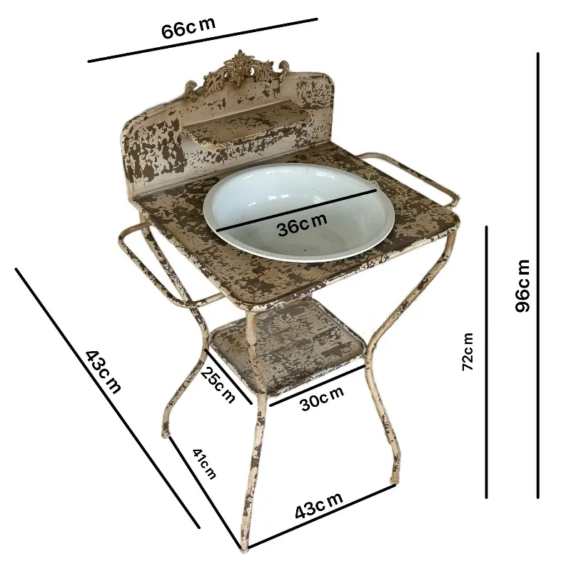 Wrought iron console, washbasin console, flower stand, garden decoration ornament, outdoor groceries, broken and old table
Wrought iron console, washbasin console, flower stand, garden decoration ornament, outdoor groceries, broken and old table