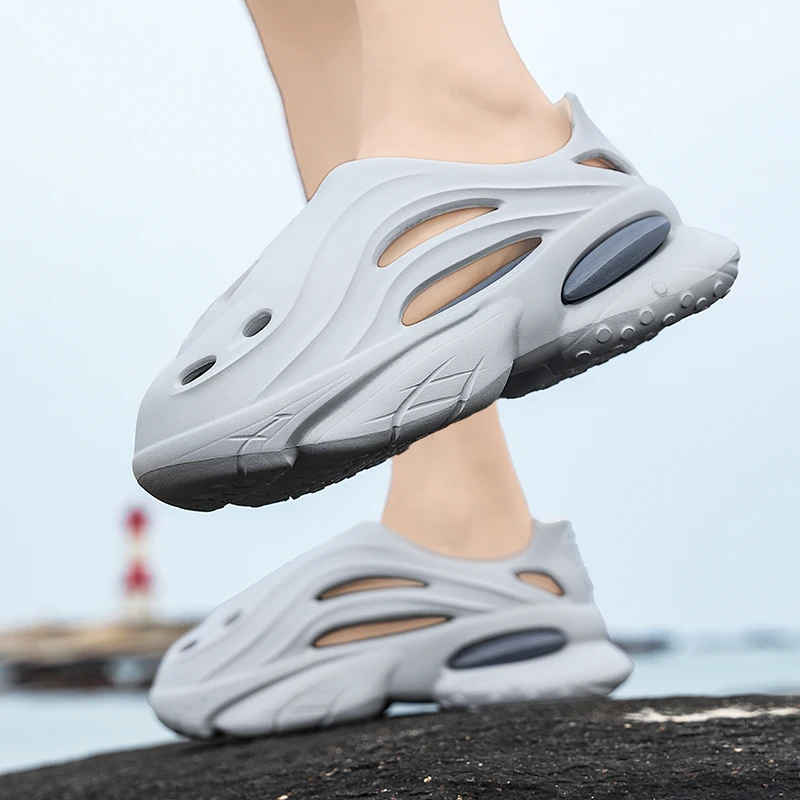 Men Daily Non Stuffing Feet Sandals Minimalist Hollow Cut Full Ventilation Soft Cushion Bottom Commute Outdoor Leisure Footwear
Men Daily Non Stuffing Feet Sandals Minimalist Hollow Cut Full Ventilation Soft Cushion Bottom Commute Outdoor Leisure Footwear