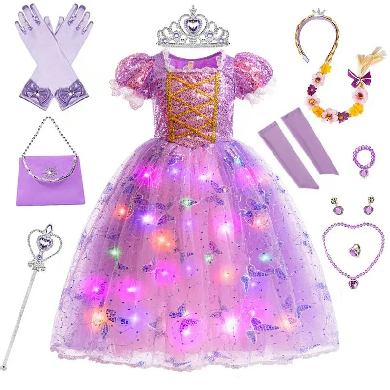 Girl Princess Cosplay Dress Kid Queen Role Play Costume Stage Performence Clothes Fancy Uniform Bag Gloves for Children's Day
Girl Princess Cosplay Dress Kid Queen Role Play Costume Stage Performence Clothes Fancy Uniform Bag Gloves for Children's Day