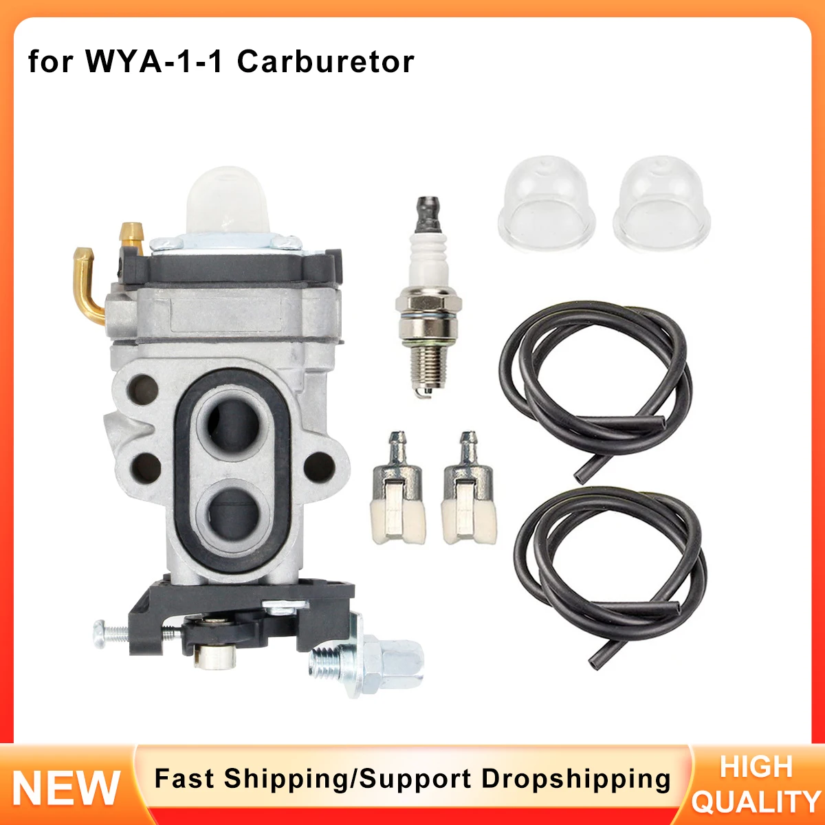 Carburetor Kit for Walbro WYA-1-1 - Rebuild Kit for BCZ2400S BCZ2500 3060TS EZ25005 Trimmers
Carburetor Kit for Walbro WYA-1-1 - Rebuild Kit for BCZ2400S BCZ2500 3060TS EZ25005 Trimmers