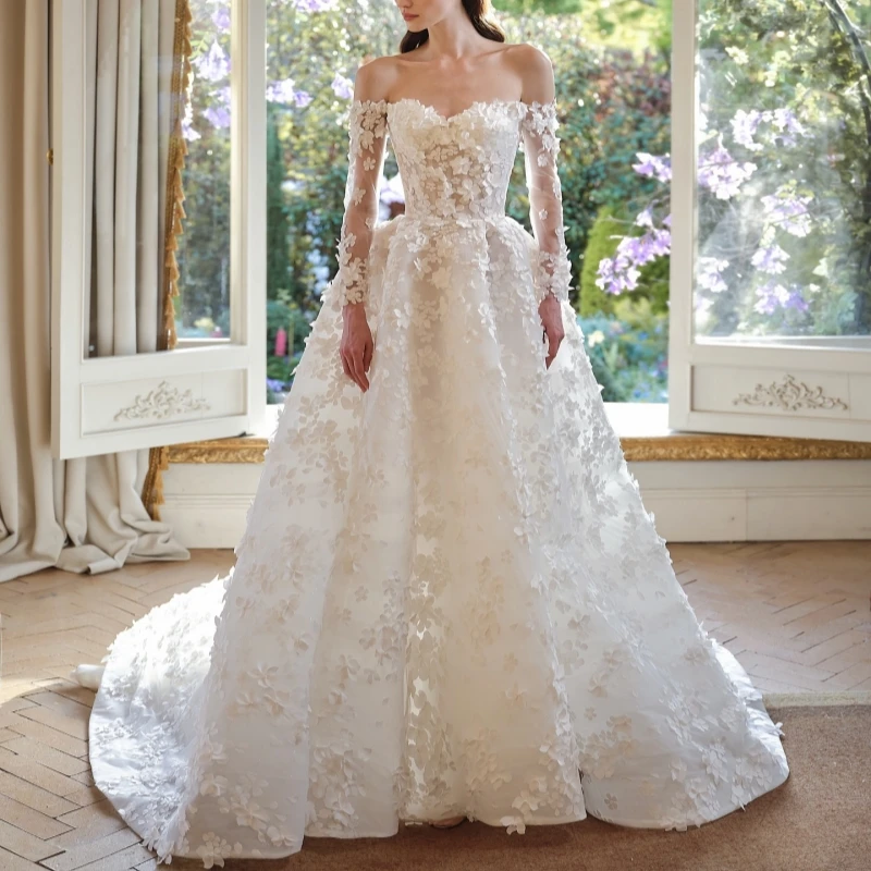 Роскошные белые Дубайские арабские свадебные платья русалки трапециевидной формы с аппликацией из кружева и тюля со шлейфом свадебное платье свадебное платье
Роскошные белые Дубайские арабские свадебные платья русалки трапециевидной формы с аппликацией из кружева и тюля со шлейфом свадебное платье свадебное платье